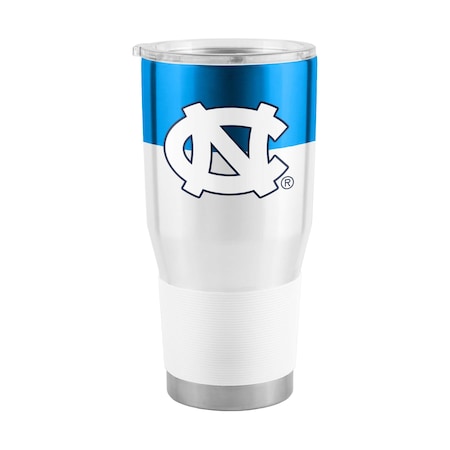 Logo Brands North Carolina 30oz Colorblock Stainless Tumbler 185-S30T-11